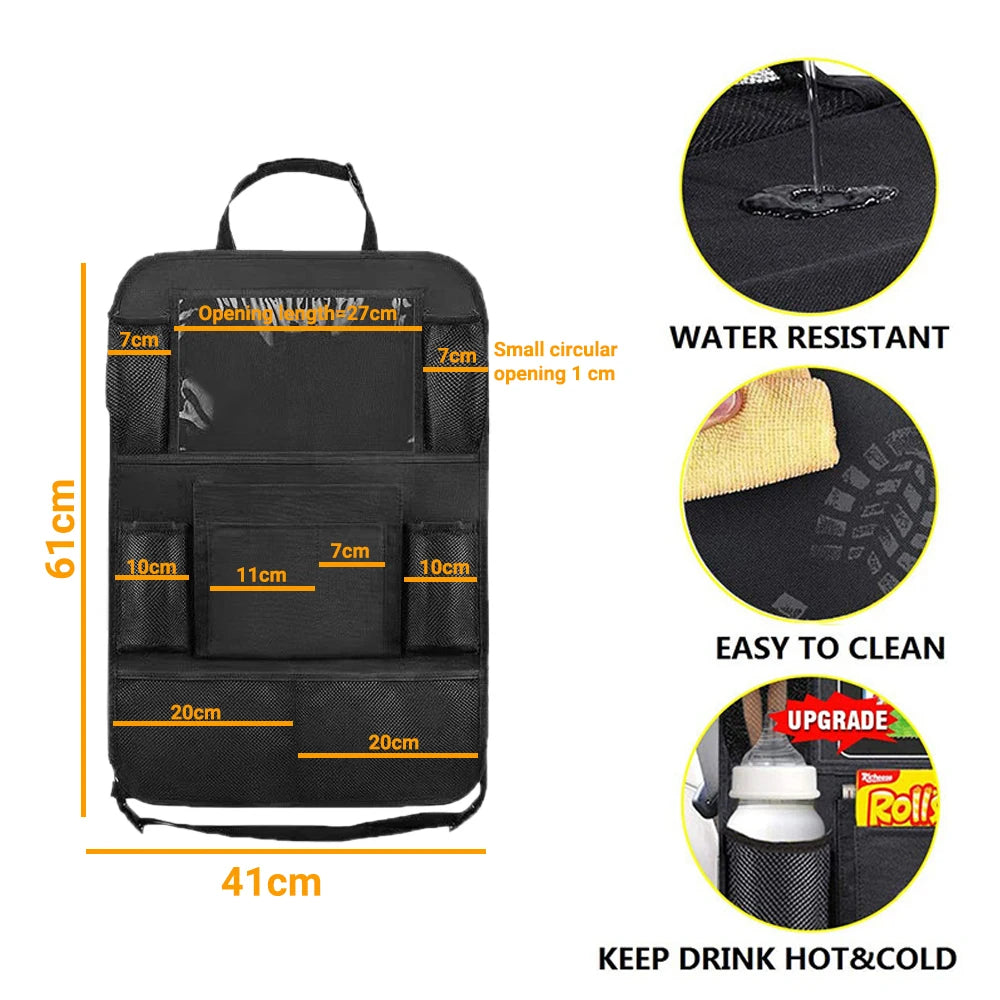 Car Organizer with Tablet Holder