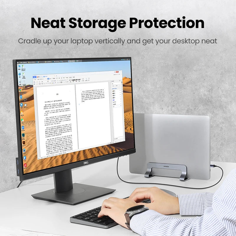 Vertical Laptop Stand Holder
