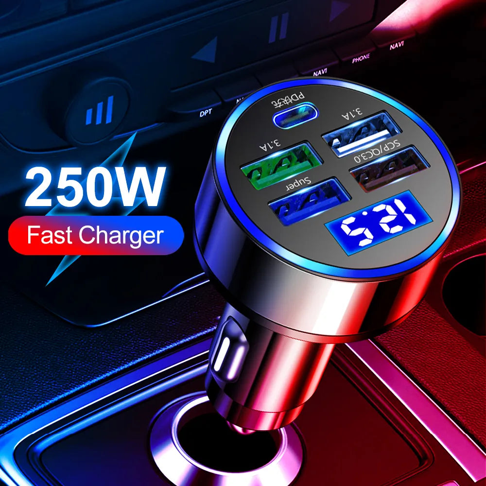 5 Port Car Charger