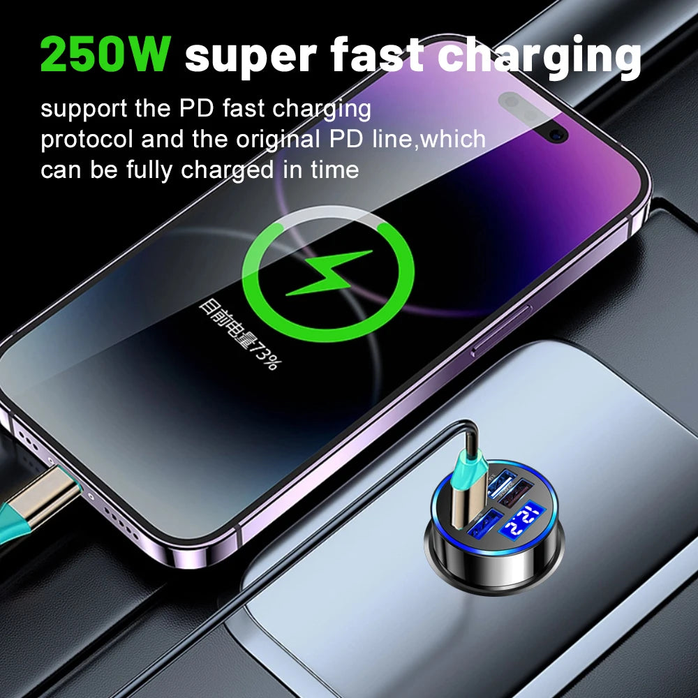 5 Port Car Charger
